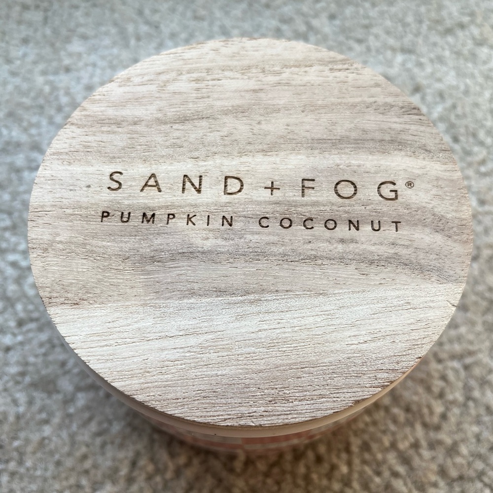 Sand + Fog Pumpkin Coconut 12 oz Candle NEW